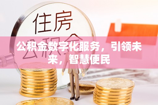 沙河公积金数字化服务，引领未来，智慧便民
