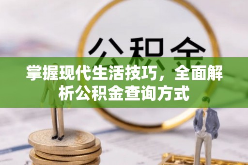 沙河掌握现代生活技巧，全面解析公积金查询方式