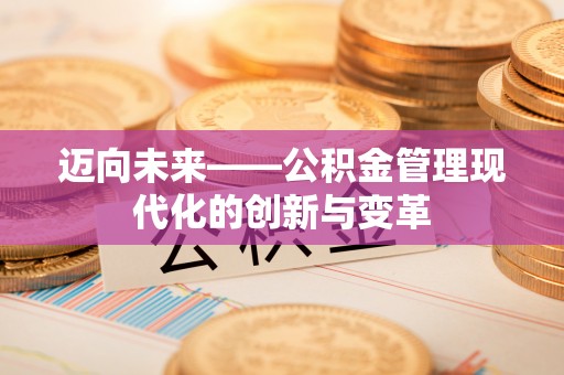 沙河迈向未来——公积金管理现代化的创新与变革