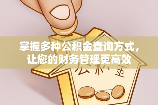 沙河掌握多种公积金查询方式，让您的财务管理更高效