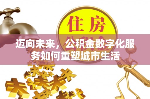 沙河迈向未来，公积金数字化服务如何重塑城市生活