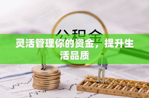 沙河灵活管理你的资金，提升生活品质