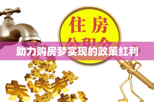 沙河助力购房梦实现的政策红利