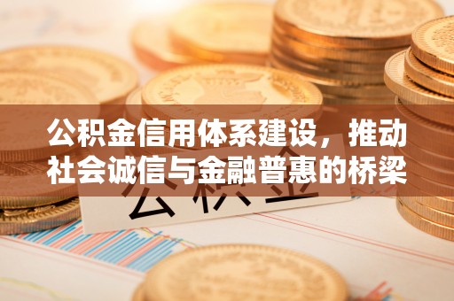 沙河公积金信用体系建设，推动社会诚信与金融普惠的桥梁