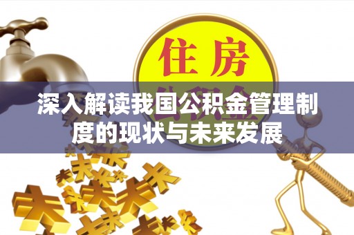 沙河深入解读我国公积金管理制度的现状与未来发展