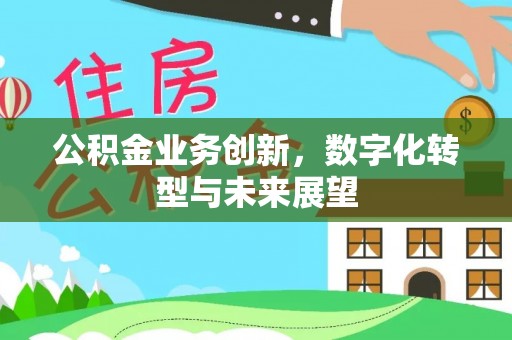 沙河公积金业务创新，数字化转型与未来展望