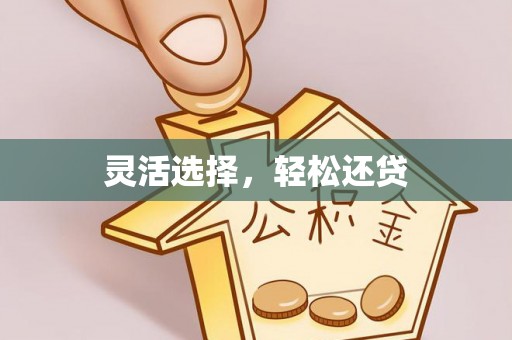 沙河灵活选择，轻松还贷