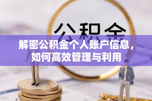 沙河解密公积金个人账户信息，如何高效管理与利用