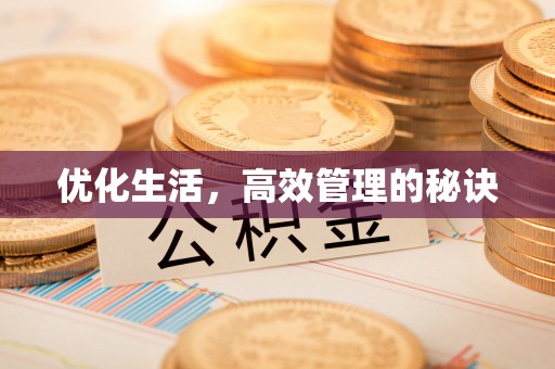 沙河优化生活，高效管理的秘诀