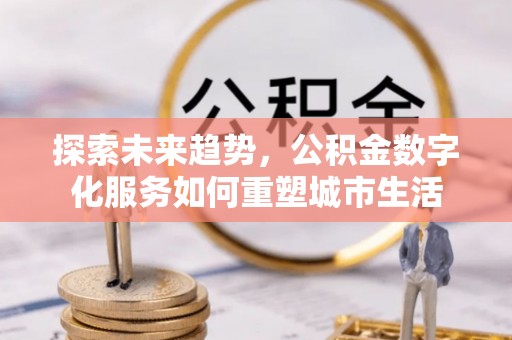 沙河探索未来趋势，公积金数字化服务如何重塑城市生活