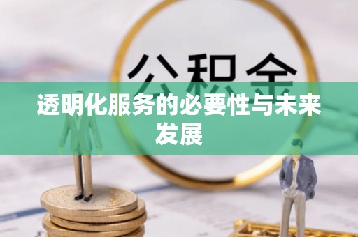 沙河透明化服务的必要性与未来发展