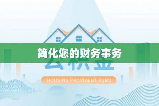 沙河简化您的财务事务