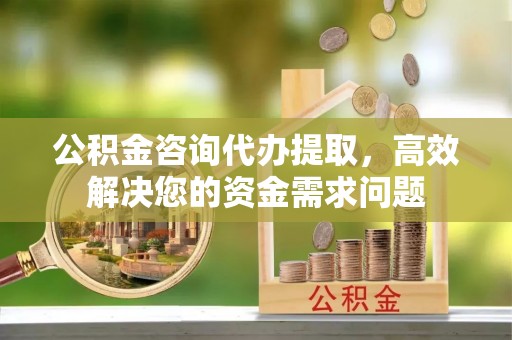 沙河公积金咨询代办提取，高效解决您的资金需求问题