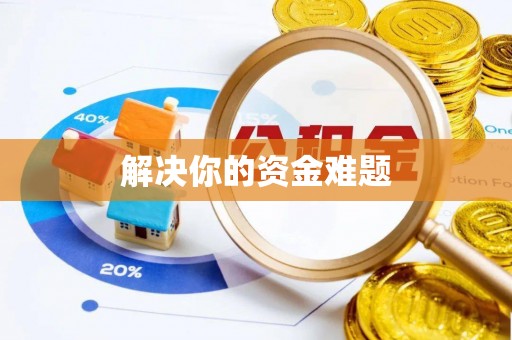 沙河解决你的资金难题