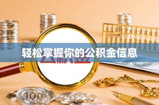 沙河轻松掌握你的公积金信息